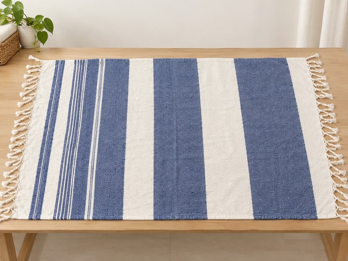 Valentina Burgundy Handwoven Cotton Fouta Towel
