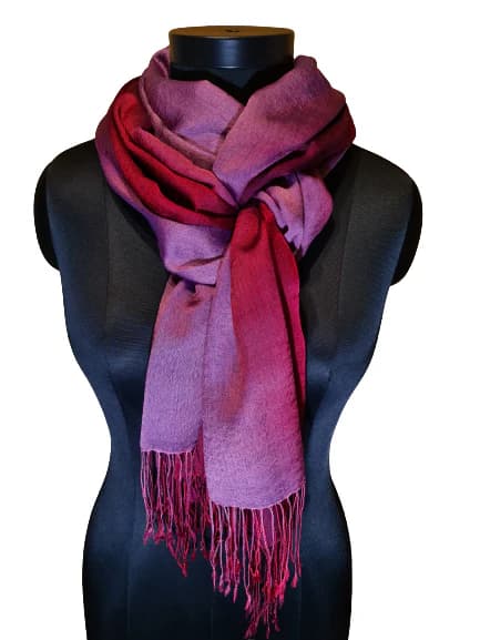 COLORFUL CASHMERE AND SILK SCARVES