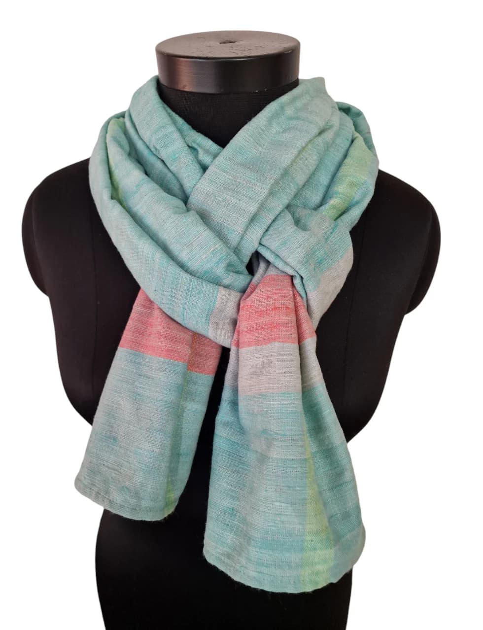 HANDMADE PASTEL SILK SCARF