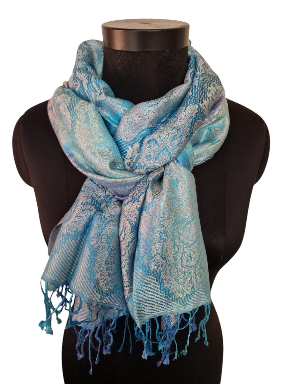 DELICATE BRIGHT SILK SCARF