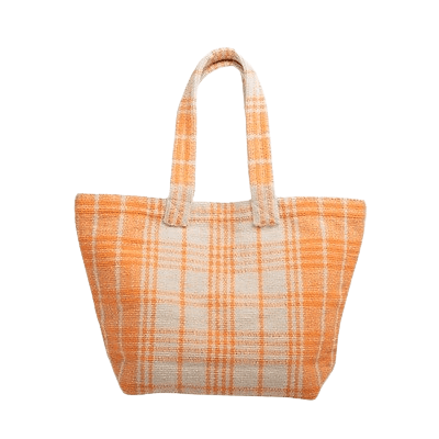 ORGANIC COTTON TOTE BAG ORANGE