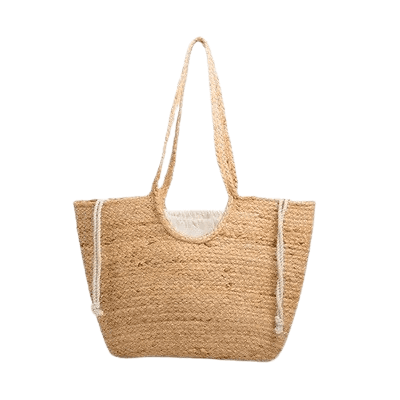 LARGE JUTE BASKET BAG