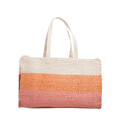 JUTE STRIPE BAG