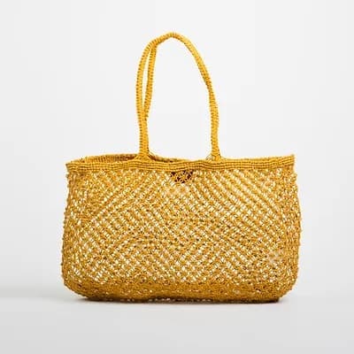 LARGE JUTE BAG BLACK