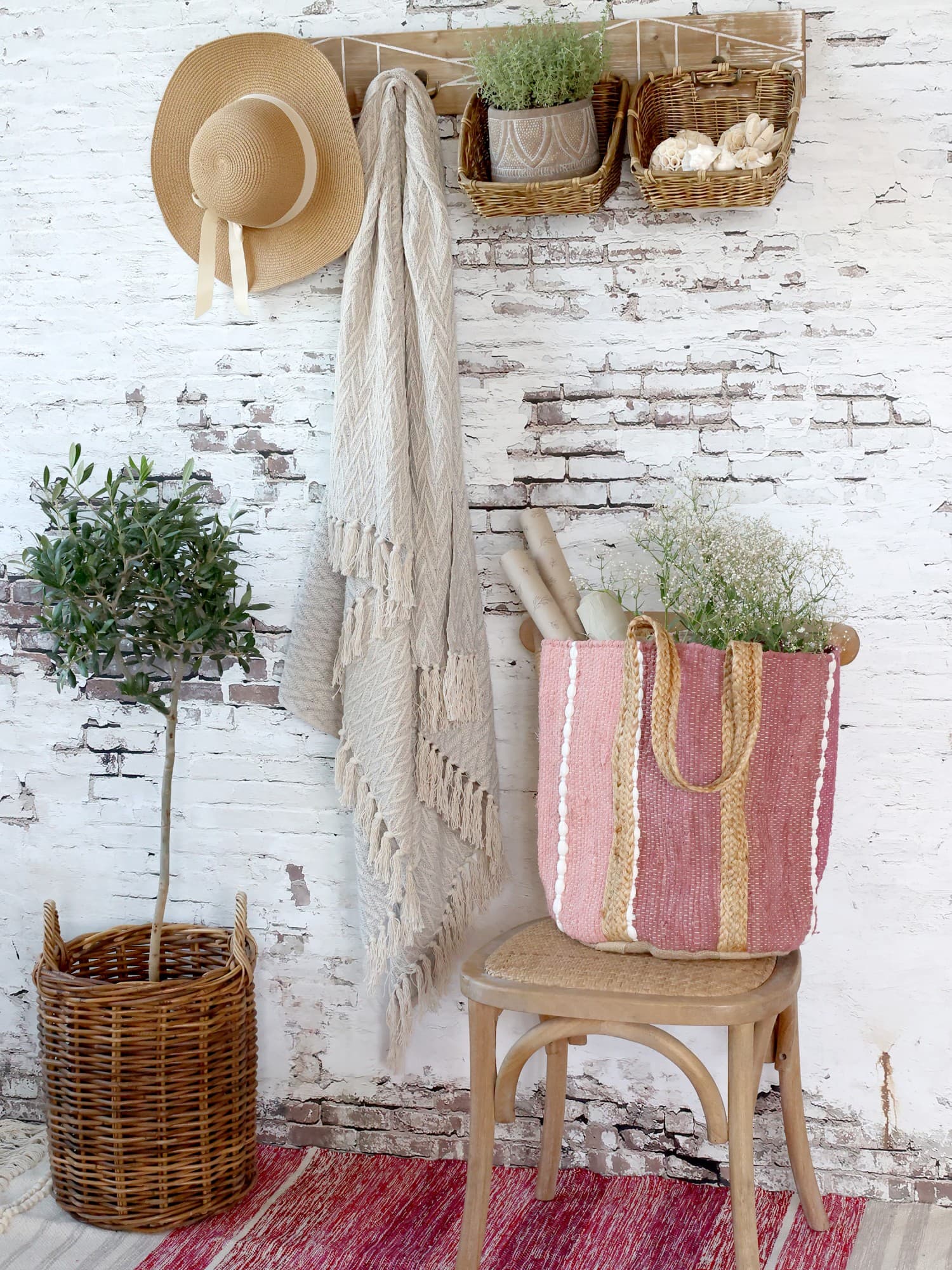 BEACH BAG MADE FROM RECYCLED YARN