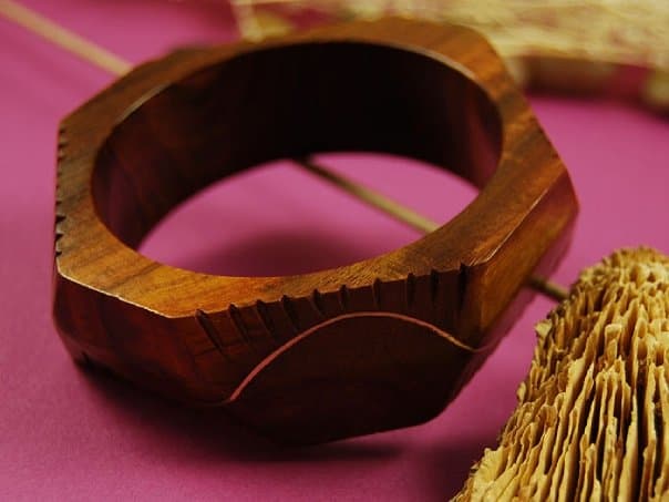 MANGO WOOD BANGLE BRACELET