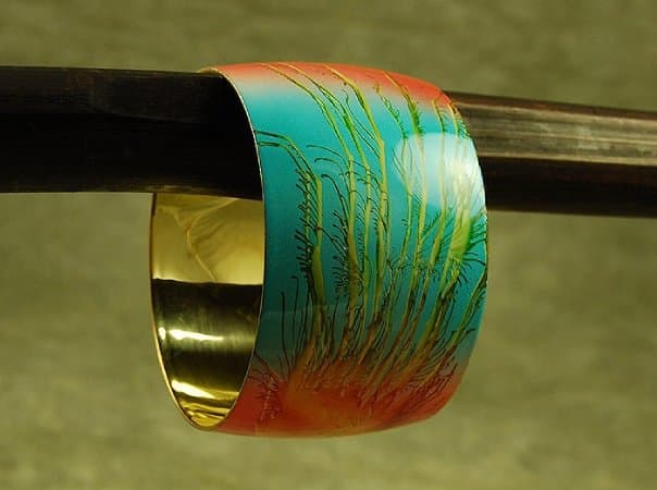 HAND PAINTED CUFF BRACELET