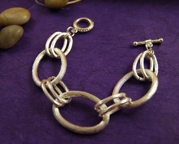 SILVER LINK BRACELET