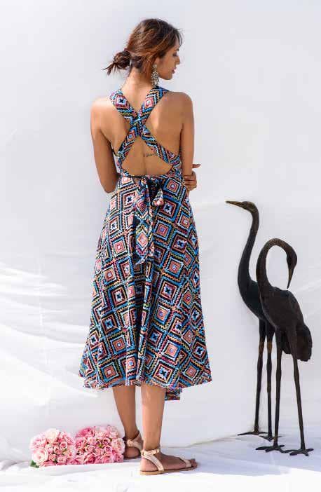 Maxi Embroidered Dress.