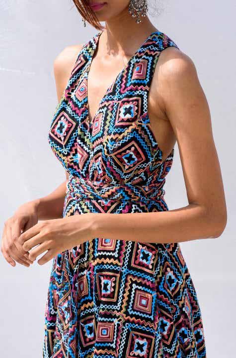 Maxi Embroidered Dress.