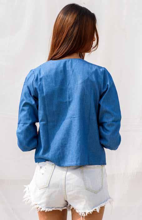Short Jacket With Ethnic Modern look