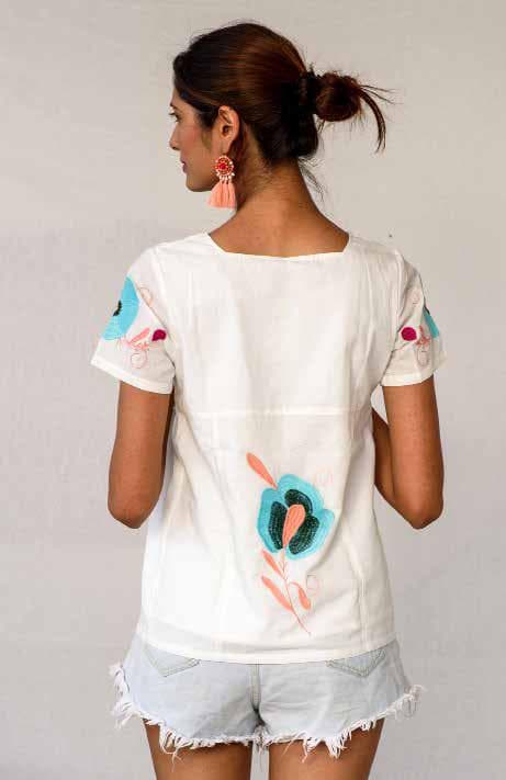 Machine Embroidery Top.