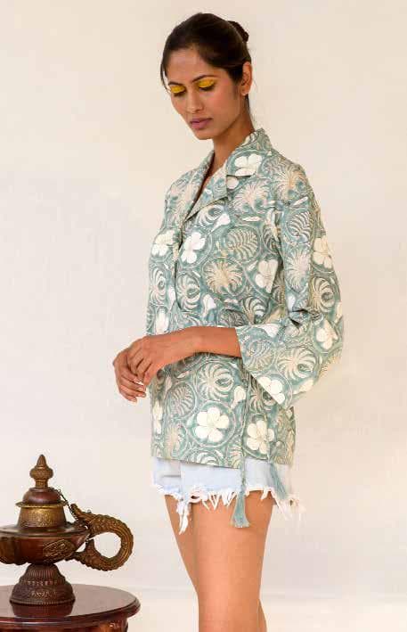 Lapel Collar Full Sleeves Top.