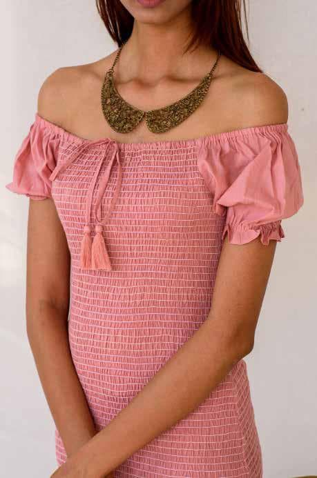 Off Shoulder Dress.
