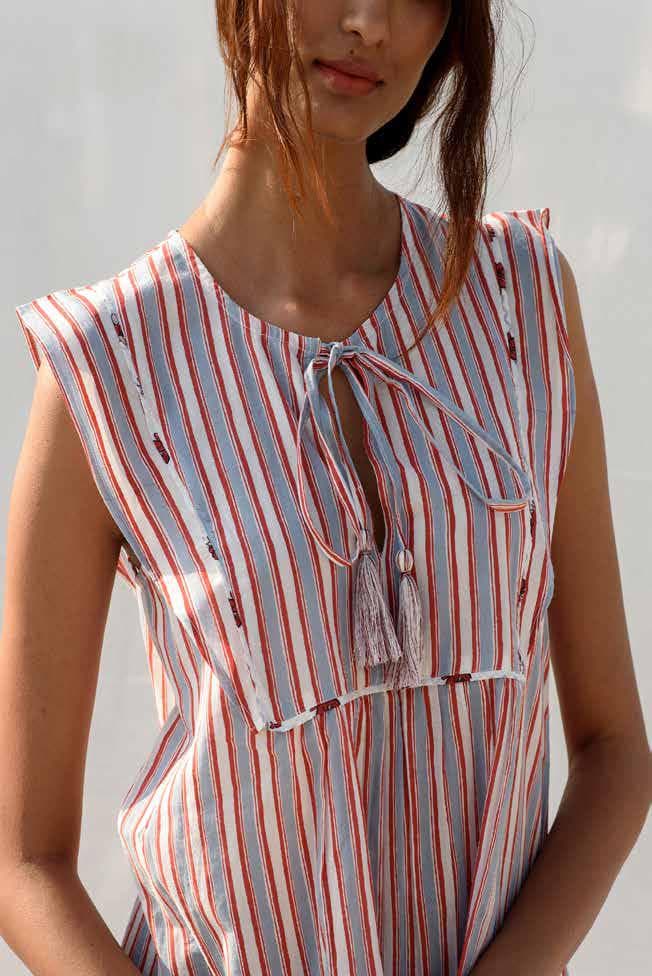 PRINTED CO-ORDINATED FANCY LOOK DRESS.