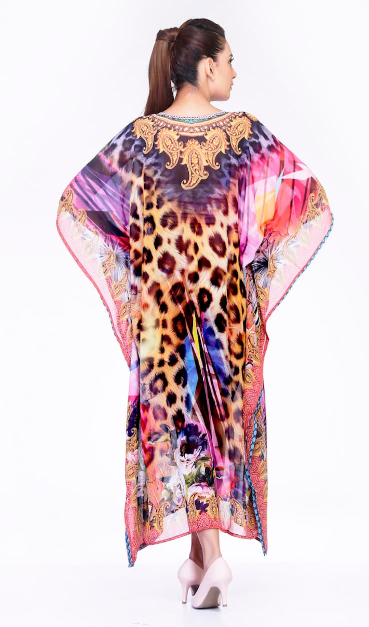 LONG LENGTH GEORGETTE DIGITAL PRINT CAFTAN