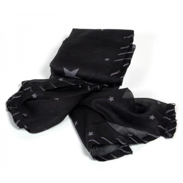 STAR PRINT VISCOSE SCARF