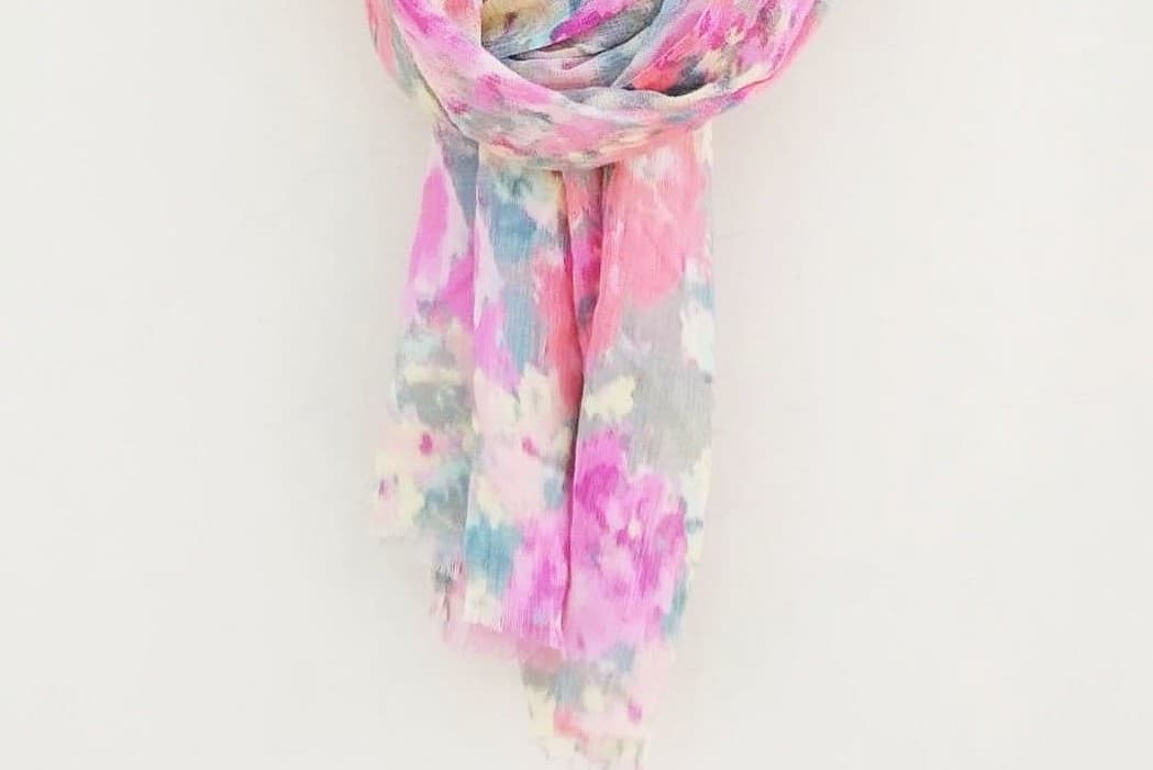 FLORAL PRINT MODAL SCARF