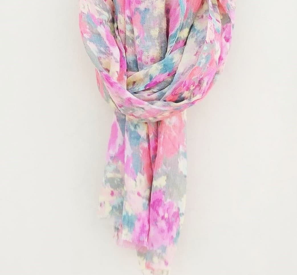 FLORAL PRINT MODAL SCARF