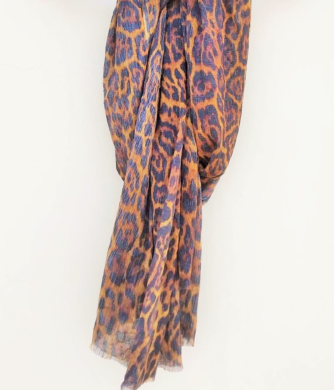 MULTI LEOPARD PRINT MODAL SCARF