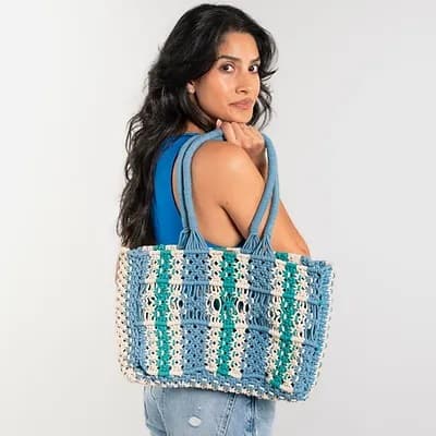COTTON CROCHET BAG