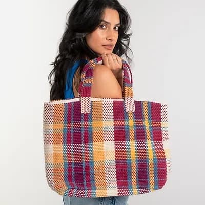 COTTON HANDLOOMED BAG- MULTI