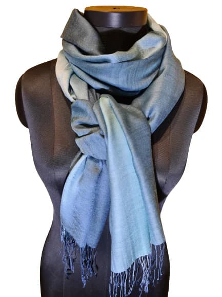 COOL CASHMERE/SILK SCARF IN SOFT COLORS
