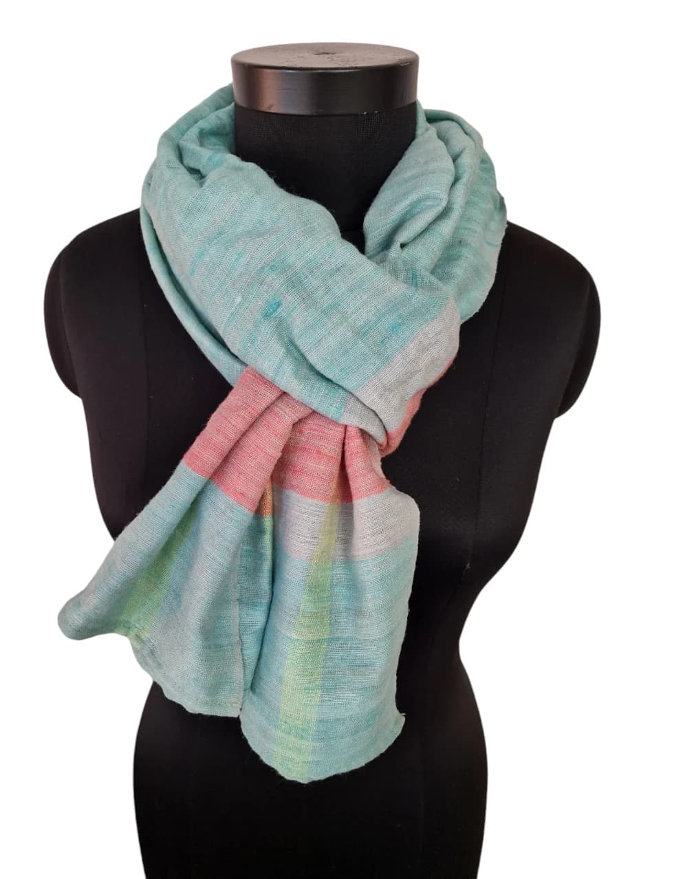 HANDMADE PASTEL SILK SCARF