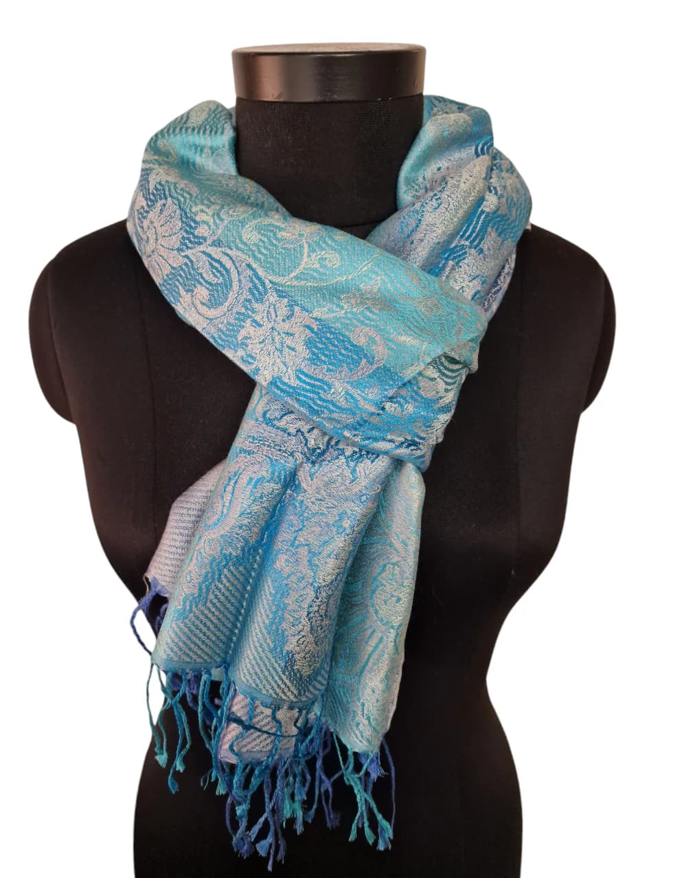 DELICATE BRIGHT SILK SCARF