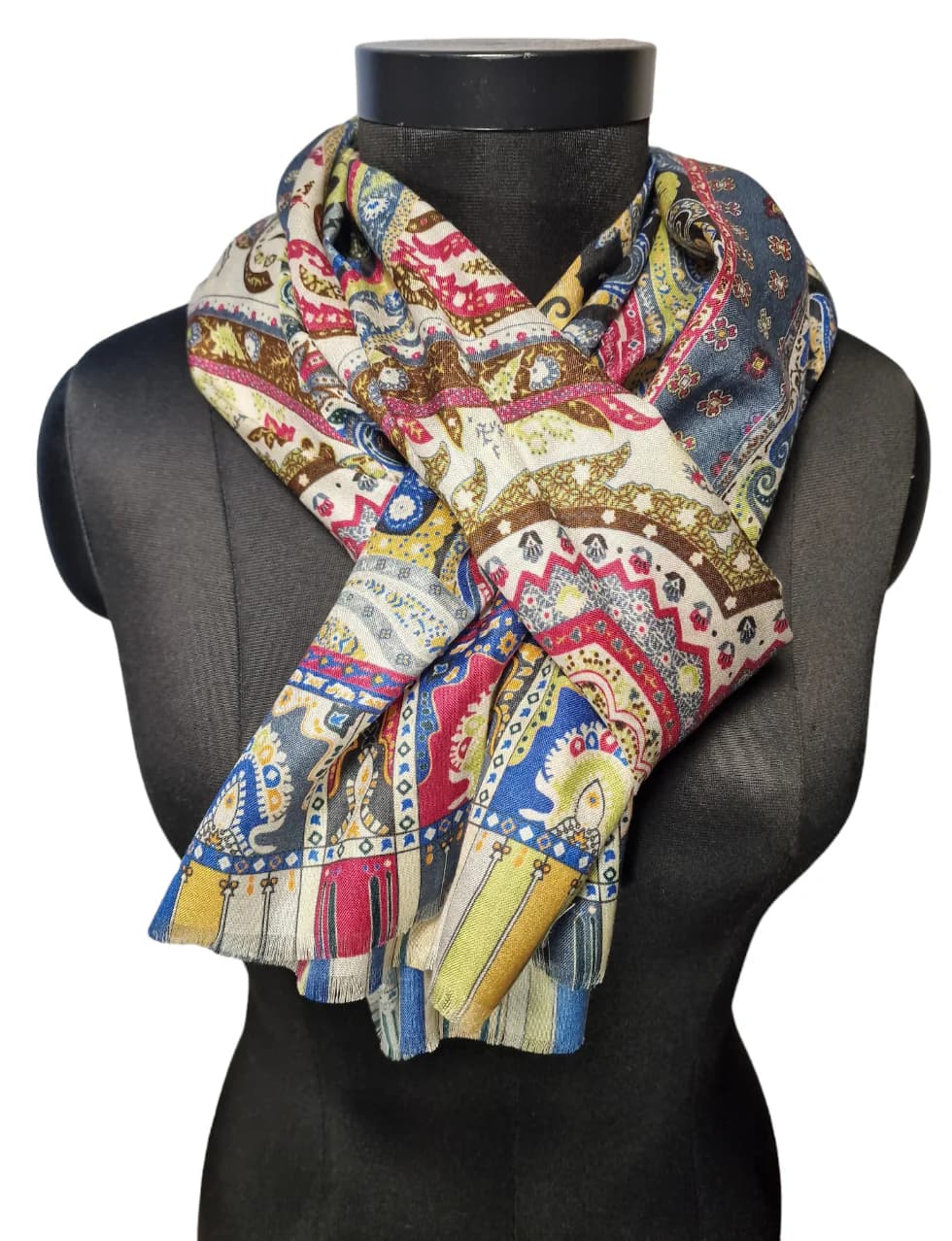 TOUGH AND COLORFUL SILK SCARF