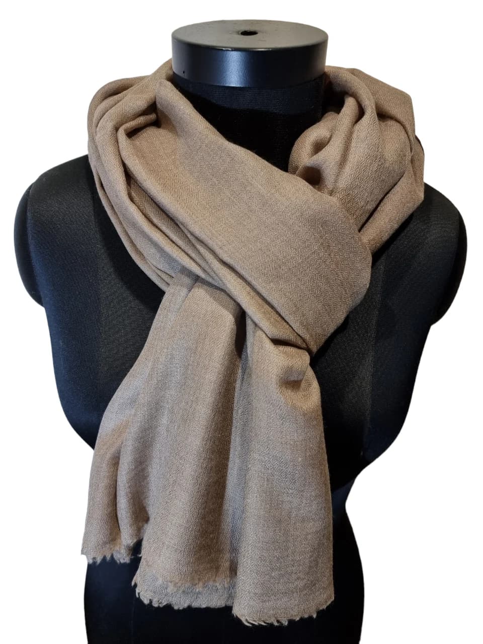 PORTOBELLO BROWN PASHMINA SHAWL