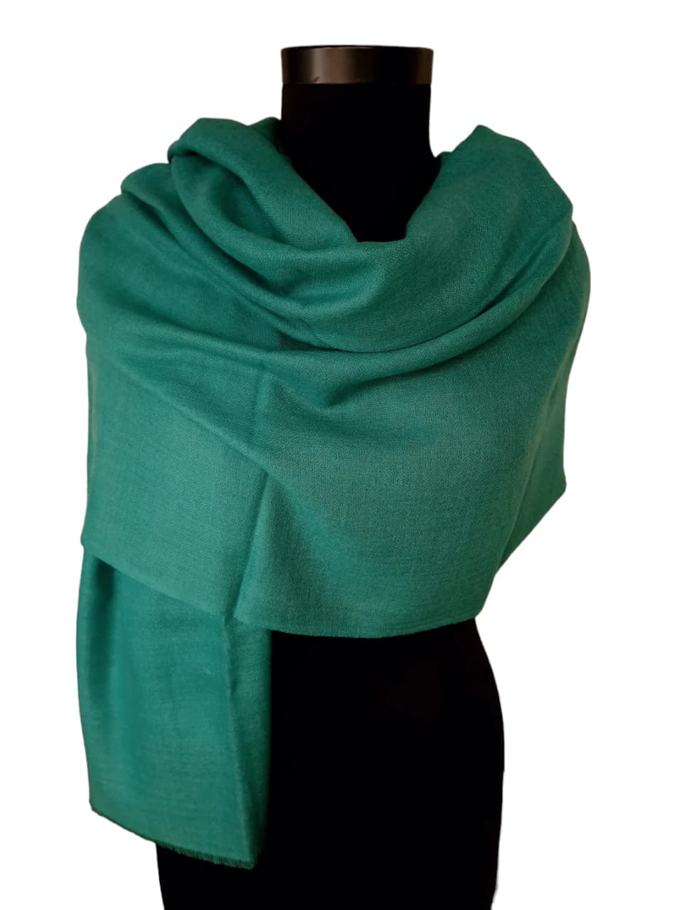 LIGHT SEA GREEN CASHMERE SHAWL