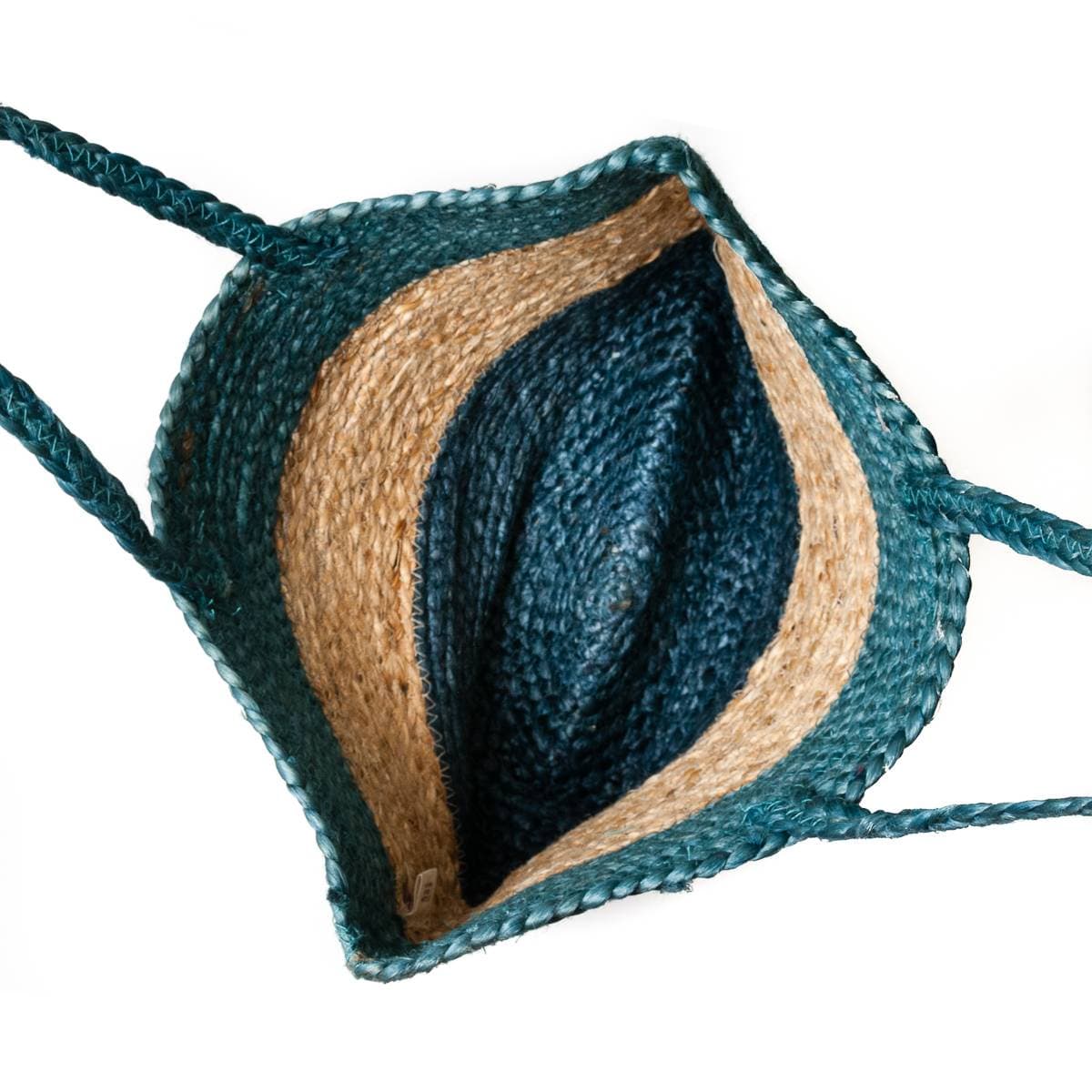 STRIPE BEACH BAG BLUE