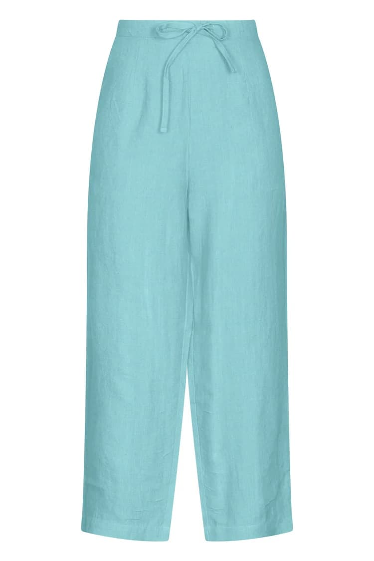 LIFE STYLE PLAIN TROUSER LINEN SHELL PINK