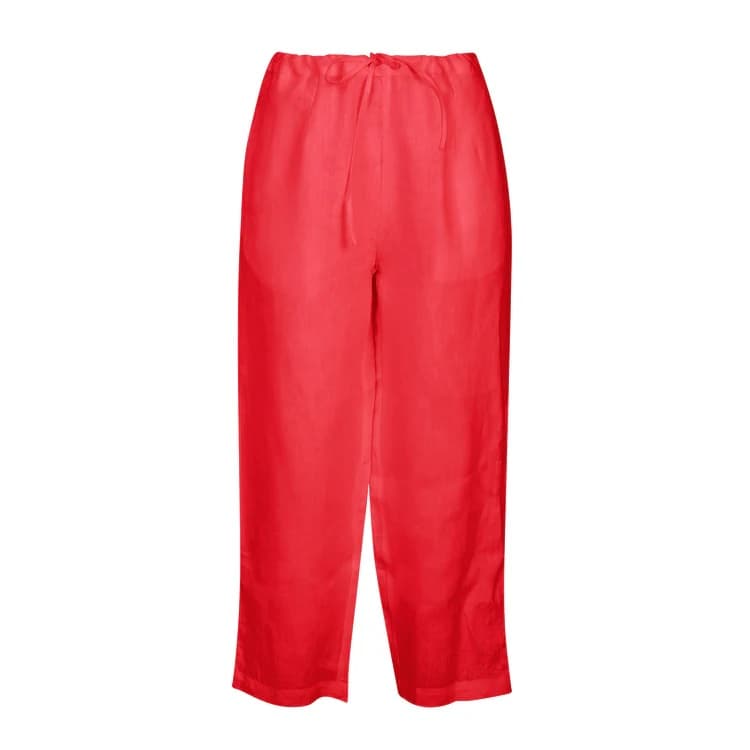 GARMENT WASHED TROUSER GREY