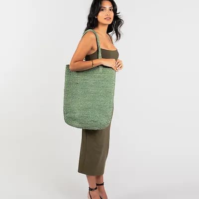 SOFT JUTE BAG-GREEN
