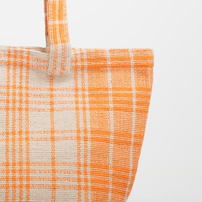 ORGANIC COTTON TOTE BAG ORANGE