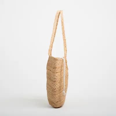 LARGE JUTE BASKET BAG