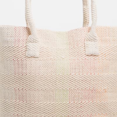 COTTON LAPTOP BAG CREAM