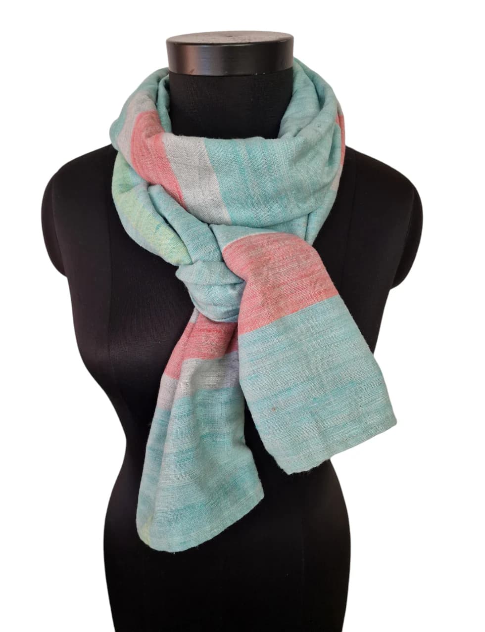 HANDMADE PASTEL SILK SCARF