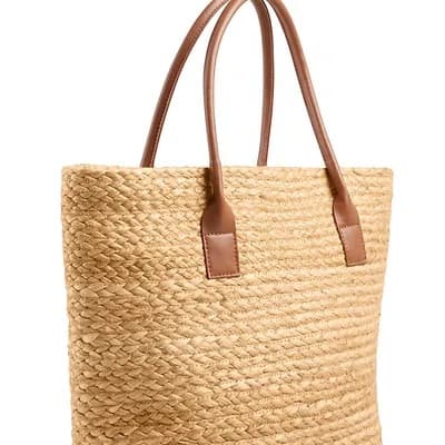 JUTE HANDBAG-NATURAL