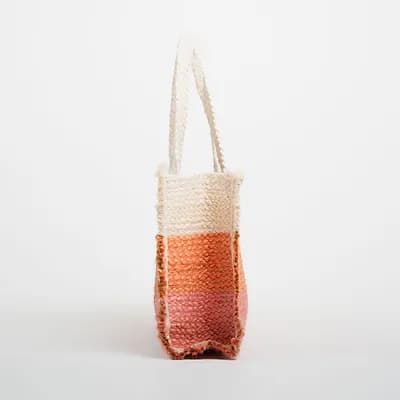 JUTE STRIPE BAG