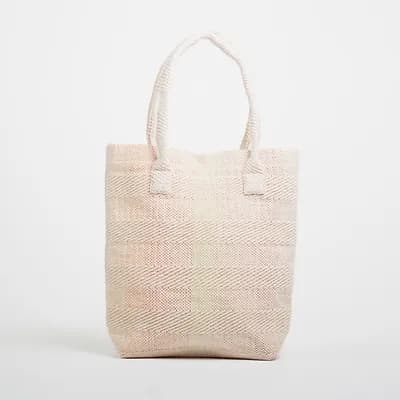 COTTON LAPTOP BAG CREAM