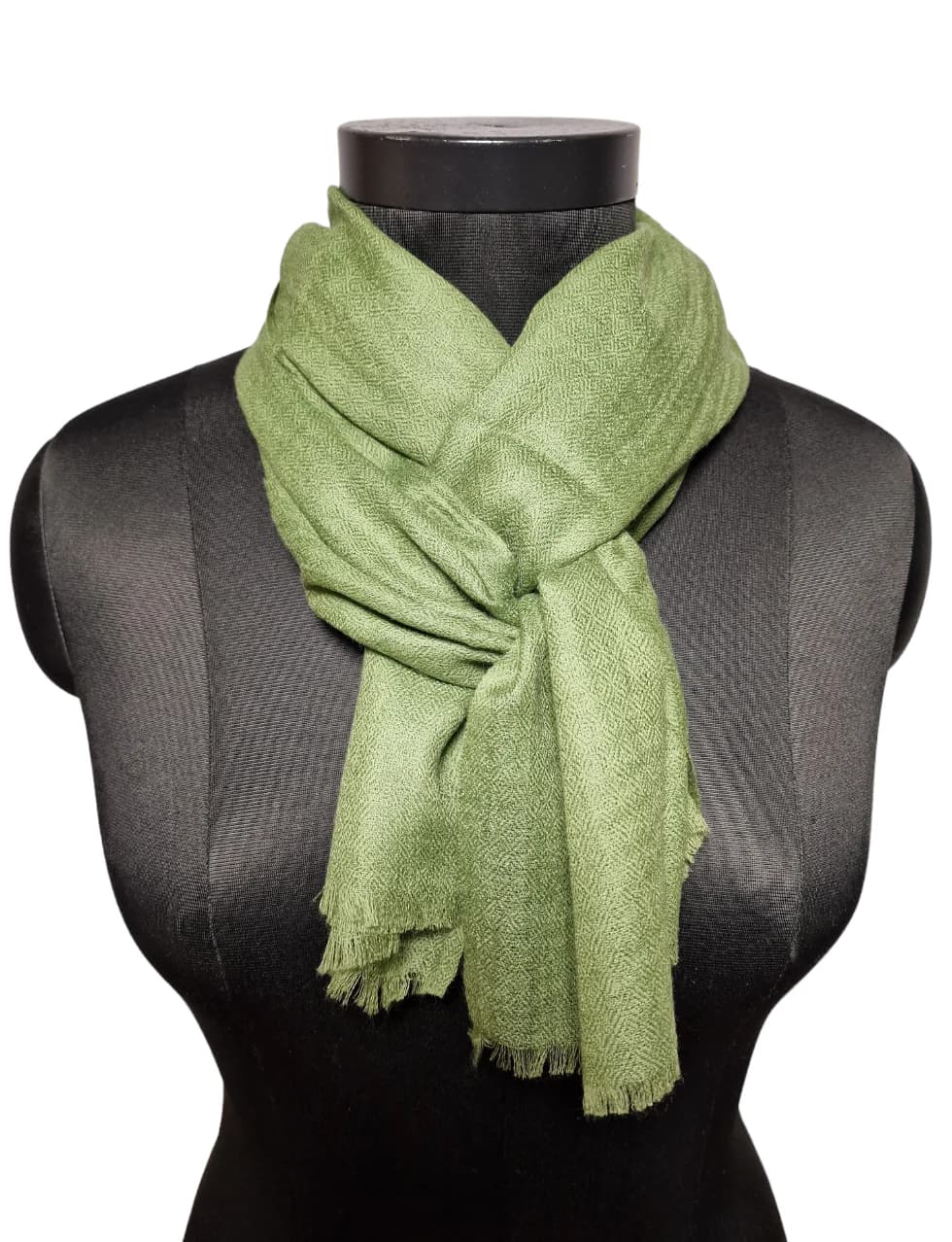 NARROW YELLOW CASHMERE SCARF