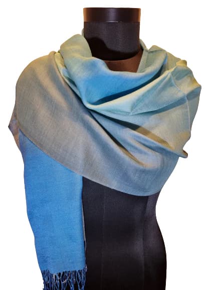 DUST SCARF IN MULBERRY SILK AND CASHMERE