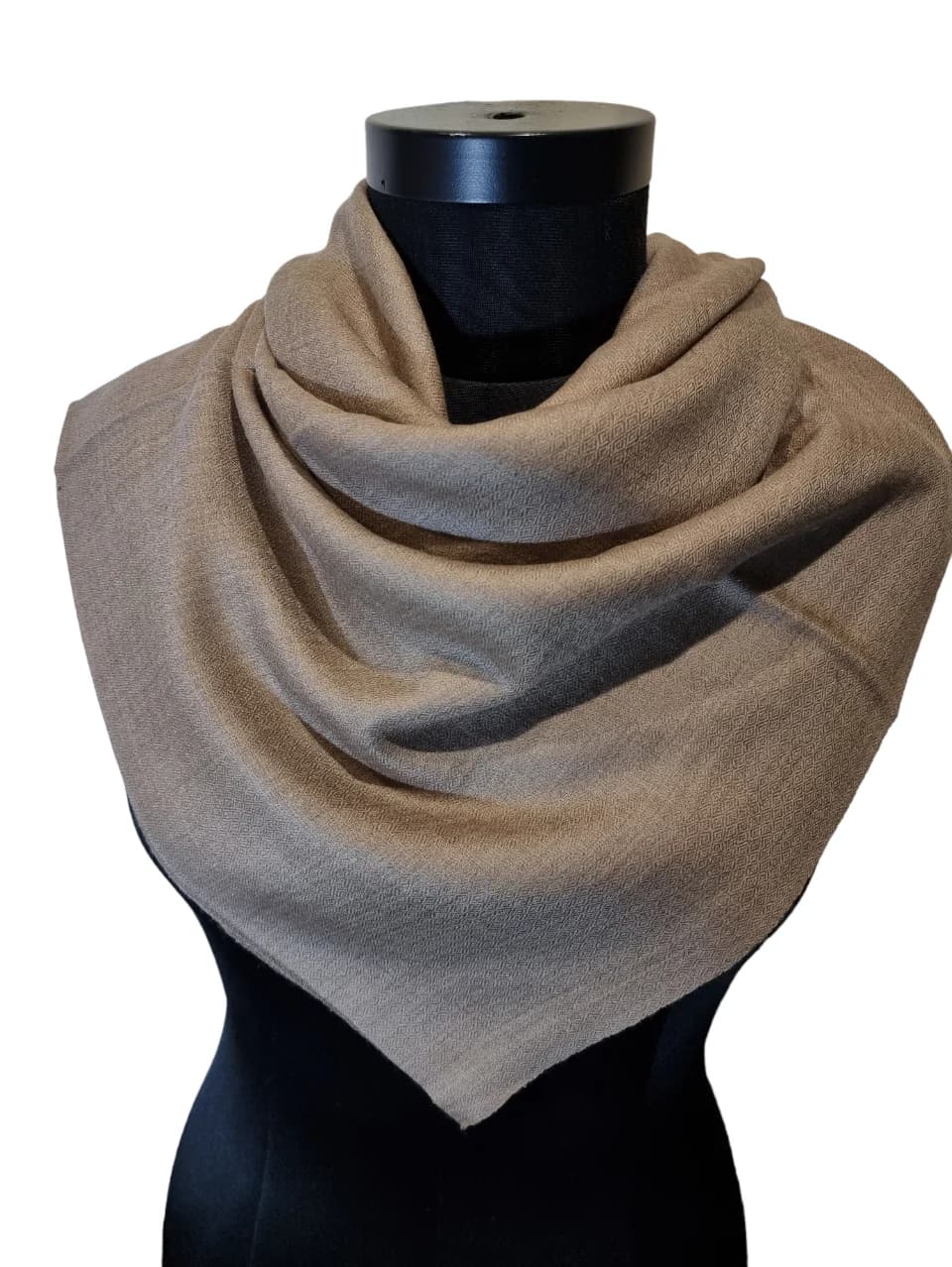 PORTOBELLO BROWN PASHMINA SHAWL