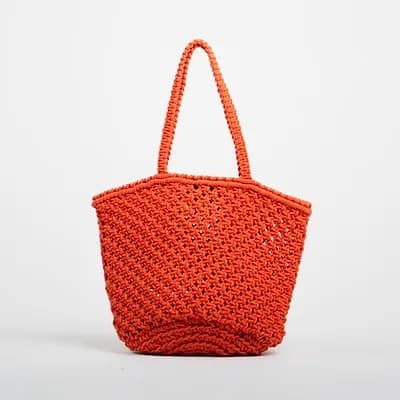 COTTON CROCHET BAG