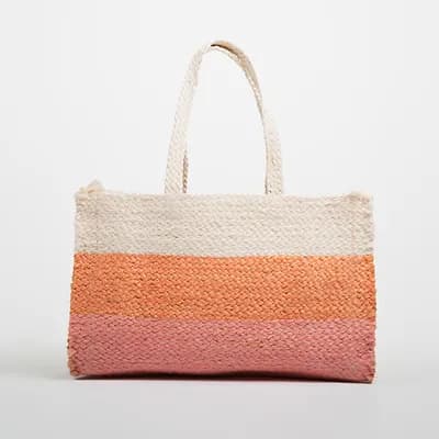 JUTE STRIPE BAG