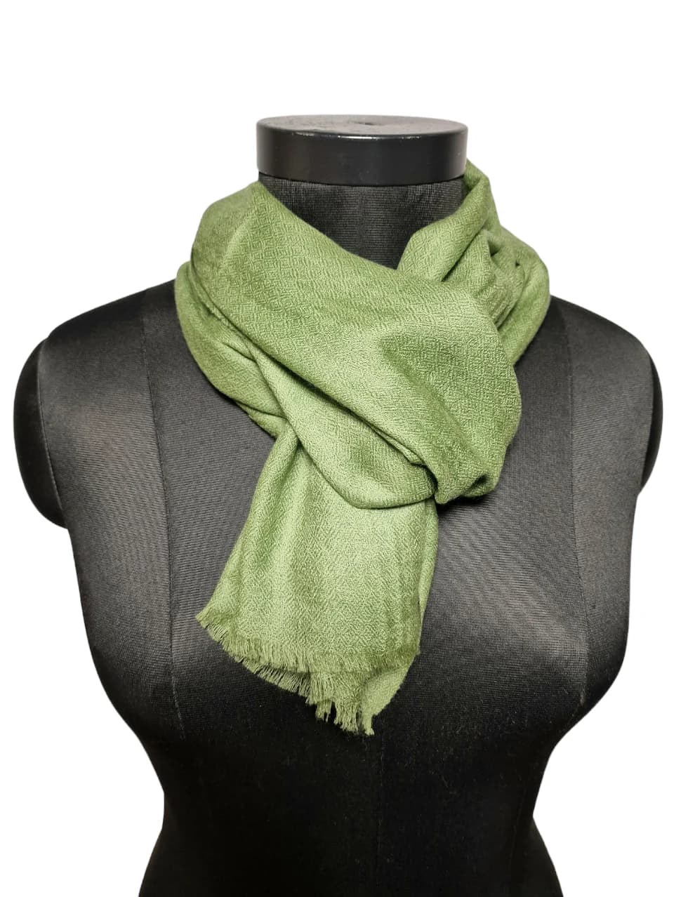 NARROW YELLOW CASHMERE SCARF