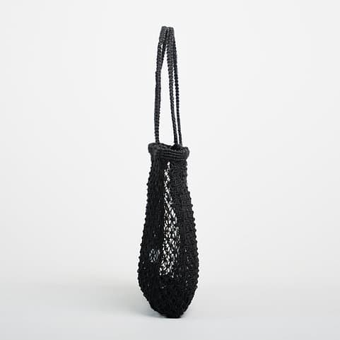 LARGE JUTE BAG BLACK